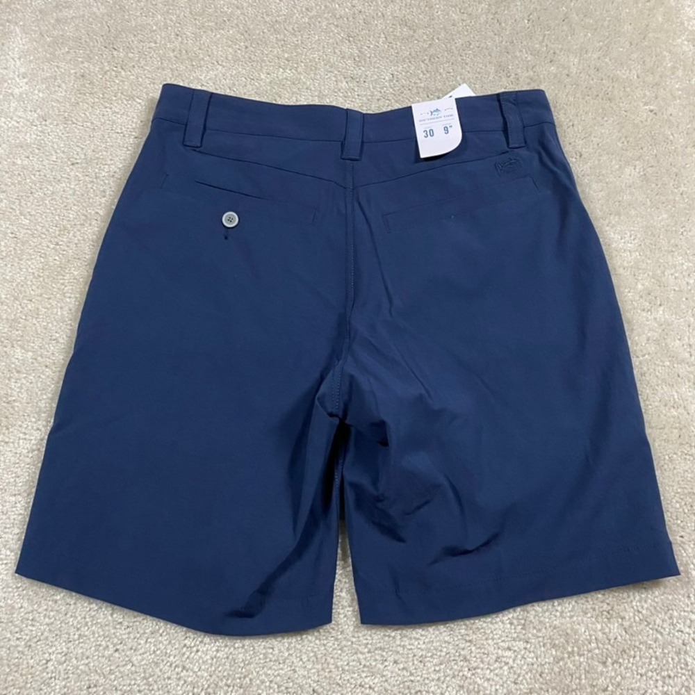 Southern Tide Mens Performance Shorts Mens 30 Navy Blue 9" Inseam NWT